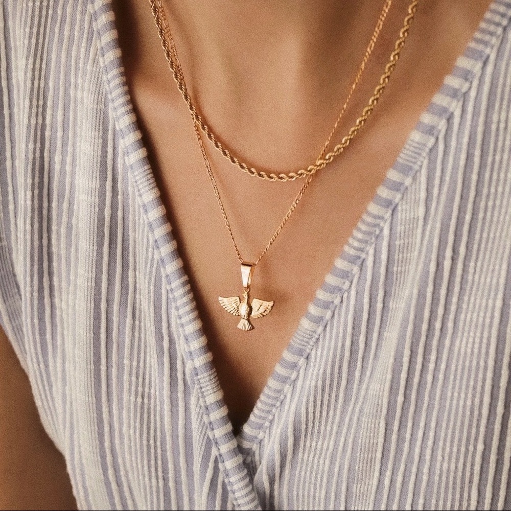 Dove Spirit Necklace | 18k Gold Filled - Picture 4 of 6